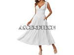 Jkmnao Women S-Size White Casual Dress. Part Number: S_White_Dress