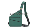 Wander+ Forest Green Slim Sling Bag. Part Number: Slim_Sling_Bag_Fg