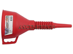 Tec Products Red Long Flexible Funnel. Part Number: Tec-Funn-La
