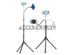 Aureday 92" Phone Tripod With Gooseneck. Part Number: Tripod_Nob