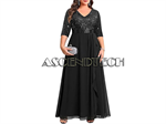 Talisea Women 18P Sequin Formal Dress. Part Number: W_18W_Black_Formal_Dress
