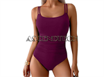 Eomenie Women Medium One Piece Swimsuit. Part Number: W_M_Swimsuit_Burgundy