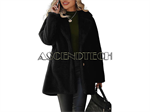 Vipwest Women S Size Faux Fur Coat. Part Number: W_S_Black_Faux_Fur_Coat