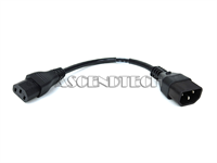 Lot Of 10 3X17awg C13/C14 Cable Iec60320