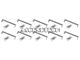 Amerdeco 10 Pack 6.3In Cabinet Handles. Part Number: 10Pc_Cabinet_Handles