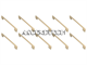 Asidrama 10 Pack 6.3In Cabinet Handles. Part Number: 10Pc_Cabinet_Handles_Brass