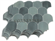 Sunwings 10-Sheet Green Backsplash Tile. Part Number: 10Pc_Green_Fish_Scale_Backsplash_Tile