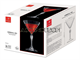Bormioli Rocco 4-Pack Martini Glasses. Part Number: 122142Gse021990