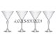 Bormioli Rocco 4-Pack Martini Glasses. Part Number: 122142Gse021990