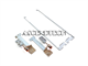 Asus Hinge Bracket Kit 13Nb09x0t01111. Part Number: 13Nb09x0t01111 13Nb09x0t02111