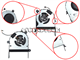 Asus Q528eh Q538ei Ux564 Cpu Gpu Fan Set Asus Q528eh Q538ei Ux564 Cpu Gpu Fan Set. Part Number: 13Nb0sc0t24011_13Nb0sc0t25011