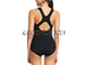 Baleaf 2Xl-Size Black One Piece Swimsuit. Part Number: 2Xl_Black_Swimsuit