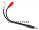 3.5Mm Mini Jack To 2 Rca Y-Adapter Cable 3.5Mm Mini Jack To 2 Rca Y-Adapter Cable. Model: 1/8"(M) To Rca(F) Stereo