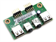 Gateway Zx4951 Front I/O Usb Audio Board. Model: 48.3Cx03.011 55.3Cx04.A01