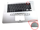 Apple A1286 Kb Palmrest 661-5854 No Tp Apple A1286 Kb Palmrest 661-5854 No Tp