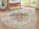 Cotiled 6Ft Round Golden Taupe Area Rug . Part Number: 6Ft_Rug_Golden_Taupe