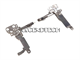 Dell Inspiron 15 7590 Lcd Hinge Set. Part Number: 7590_Hinge_Set