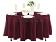 8 Pack 84Inch Round Burgundy Tablecloths. Part Number: 8Pack_84Inch_Tablecloths