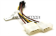 Compupack 2X 4-P Molex To 6-P Pcie Cable. Model: A001-W011