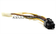 Compupack 2X 4-P Molex To 6-P Pcie Cable. Model: A001-W011