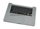 Apple A1286 Silver Keyboard Touchpad Asy. Model: Palmrest For Macbook 15"
