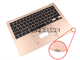 Apple Air A2337 Kb Palmrest Assy No Tp Apple Air A2337 Kb Palmrest Assy No Tp. Part Number: Apple_A2337_Emc3598_Plm_Gold_Ud
