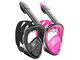 Qingsong 2 Pack Snorkel Mask Black Pink. Part Number: Bc-Black+Pink-L