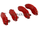Aooa Red Aluminum Brake Caliper Covers. Part Number: Bronco_Caliper_Covers