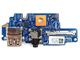 Dell Inspiron 7306 I/O Board Cj8x7. Part Number: Cj8x7 0Cj8x7 Cn-0Cj8x7