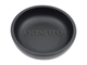 10.5"W X 4.5"H Black Concrete Fruit Bowl. Part Number: Concrete_Fruit_Bowl_Black