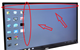 Dell P2717h 27" Monitor Yknfg - 2 Lines. Model: 0Yknfg Cn-0Yknfg P2717ht