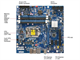 Intel Dp55wb Lga1156 Motherboard No I/O. Model: E64798-207 Oem