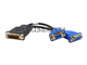 Dell Y-Splitter Dms-59 To Dual Vga Cable. Part Number: G9438 0G9438 Cn-0G9438