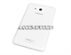 Samsung Galaxy Tab 3 White Rear Case. Part Number: Gh98-31250A