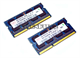 Hynix 4Gb Kit 2X 2Gb Ddr3-1066Mhz Sodimm. Model: Hmt125s6bfr8c-G7