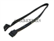 13" Black Sata Serial Ata Data Cable. Model: M.350907900-000 13" Sata
