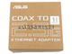 Asus 2.5Gbps Moca Adapter Ma-251-Pk