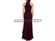 Woosea M Size Burgundy High Neck Dress. Part Number: M_Dress_Burgundy
