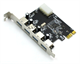 Usb 3.0 4-Port Pci-E X1 Controller Card. Model: 4-Port Usb3.0 Pci-Express