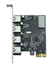 Usb 3.0 4-Port Pci-E X1 Controller Card. Model: 4-Port Usb3.0 Pci-Express