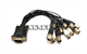 8 Rca Female To Female Vga Audio Cable. Model: 9 Pin Connectors Audio