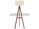 Lepower Flaxen Lamp Shade Floor Lamp. Part Number: Wooden_Floor_Lamp