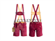 Bavaria Trachten Women 16 Size Outfit Bavaria Trachten Women 16 Size Outfit. Part Number: W_16_Cherry_Red_Lederhosen