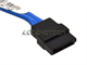 Dell 17" Blue Sata Hdd Data Cable D9231. Part Number: D9231 0D9231 Ch-0D9231